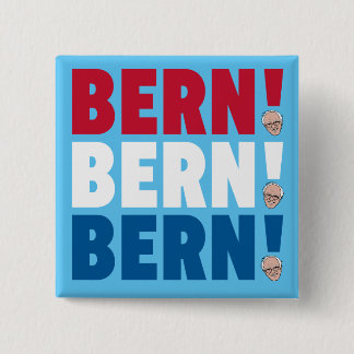 Badge Carré 5 Cm Berne Berne Bern Bernie Sanders