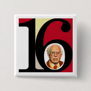 Badge Carré 5 Cm Bernie '16