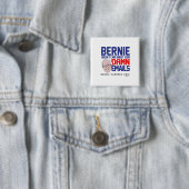 Badge Carré 5 Cm Bernie ne s'inquiète pas de vos emails (En situation)