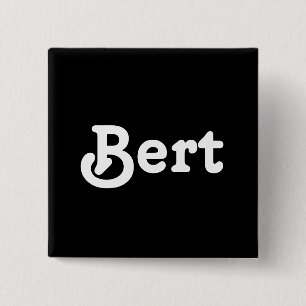 Badge Carré 5 Cm Bert Bouton
