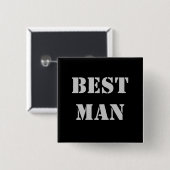 Badge Carré 5 Cm BestMan (Devant & derrière)