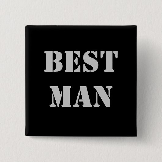 Badge Carré 5 Cm BestMan (Devant)