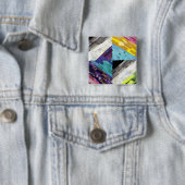 Badge Carré 5 Cm Bi, Pan, Ace, Aro Alliance (En situation)