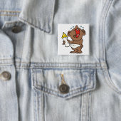 Badge Carré 5 Cm biberon de cri (En situation)