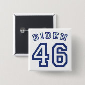 BADGE CARRÉ 5 CM BIDEN 46 (Devant & derrière)