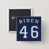 BADGE CARRÉ 5 CM BIDEN 46 (Devant & derrière)