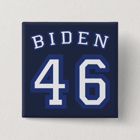 BADGE CARRÉ 5 CM BIDEN 46 (Devant)