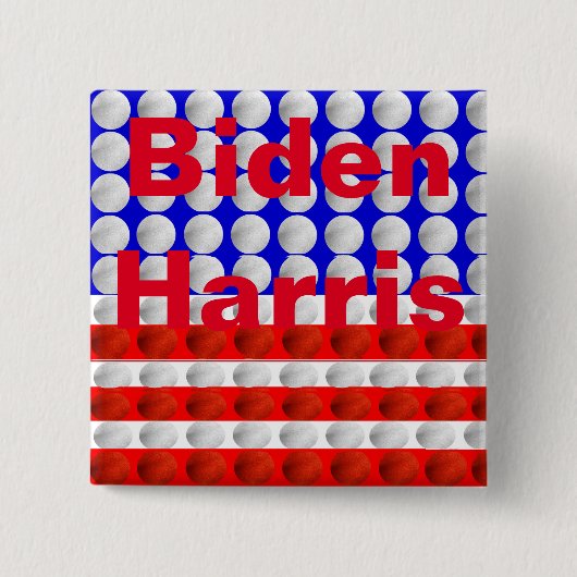 Badge Carré 5 Cm Biden-Harris (Devant)