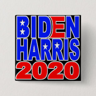 Badge Carré 5 Cm Biden Harris 2020