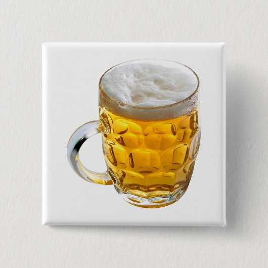 Badge Carré 5 Cm Bière (Devant)