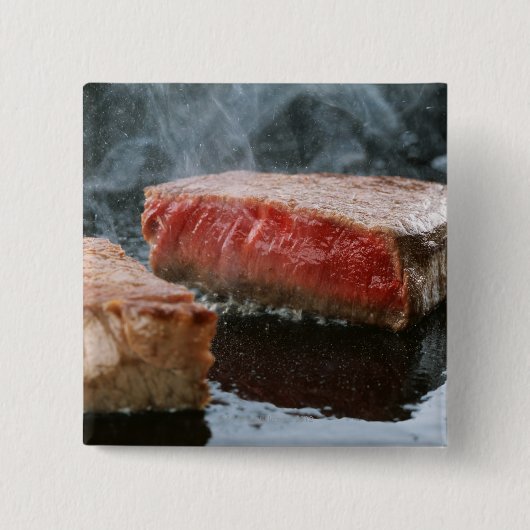 Badge Carré 5 Cm Bifteck 3 (Devant)