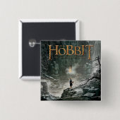 Badge Carré 5 Cm BILBO BAGGINS™ à Erebor (Devant & derrière)