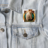 Badge Carré 5 Cm BILBO BAGGINS™ Caractère avec nom (En situation)