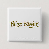 Badge Carré 5 Cm BILBO BAGGINS™ Solide (Devant)