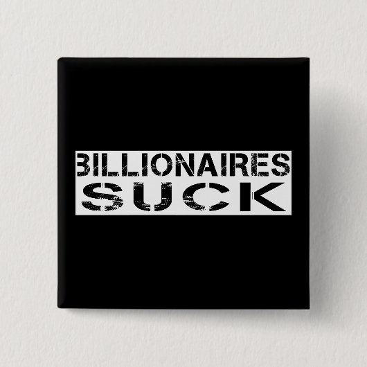 Badge Carré 5 Cm -Billionaires sucer (Devant)