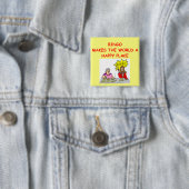 Badge Carré 5 Cm bingo-test (En situation)