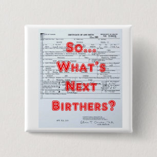 Badge Carré 5 Cm Birthers