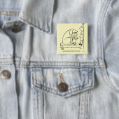 Badge Carré 5 Cm Biscuits de commande (En situation)