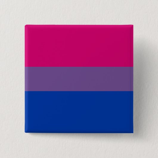 Badge Carré 5 Cm Bisexual Pride Flag (Devant)