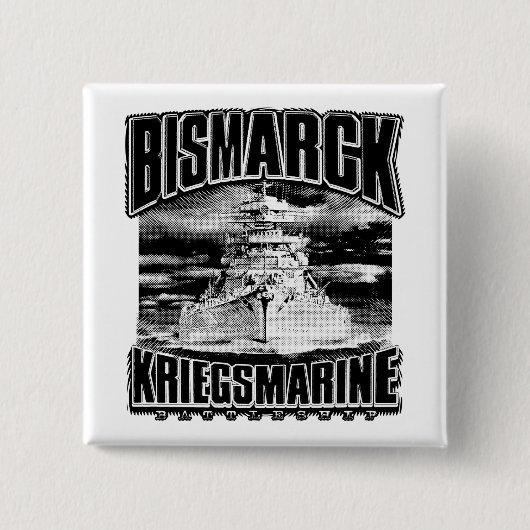 Badge Carré 5 Cm Bismarck (Devant)