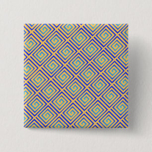 Badge Carré 5 Cm bleu