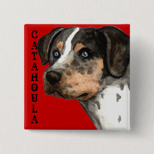Badge Carré 5 Cm Bloc de couleurs de Catahoula