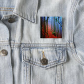 Badge Carré 5 Cm Blue fog (En situation)