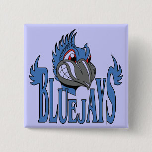 Badge Carré 5 Cm Blue Jays