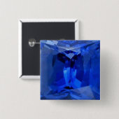 Badge Carré 5 Cm Blue Sapphire 1 (Devant & derrière)