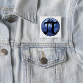 Badge Carré 5 Cm Blueberry Pi Button (En situation)