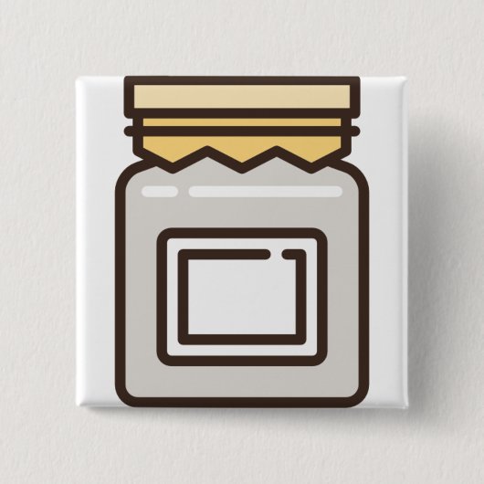 Badge Carré 5 Cm bocal (Devant)