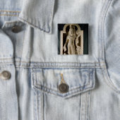 Badge Carré 5 Cm Bodhisattva Padmapani, Sarnath (En situation)