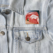 Badge Carré 5 Cm Boeuf 3 (En situation)