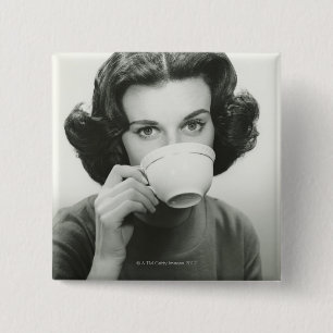 Badge Carré 5 Cm Boire de femme