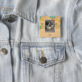 Badge Carré 5 Cm Bon garçon (En situation)