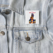 Badge Carré 5 Cm Bonafide barre serveuse Thunder_Cove (En situation)
