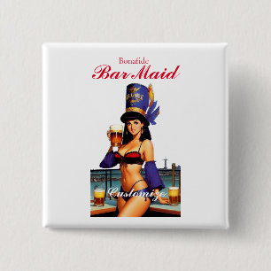 Badge Carré 5 Cm Bonafide barre serveuse Thunder_Cove