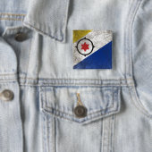 Badge Carré 5 Cm Bonaire (En situation)