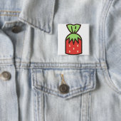 Badge Carré 5 Cm bonbon-4 (En situation)