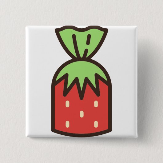Badge Carré 5 Cm bonbon-4 (Devant)