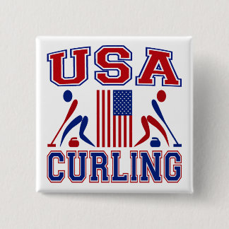 Badge Carré 5 Cm Bordage des Etats-Unis