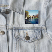Badge Carré 5 Cm boston commun (En situation)