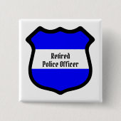 Badge Carré 5 Cm Bouclier Saint-Michel (Devant)