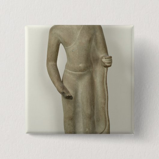 Badge Carré 5 Cm Bouddha debout (Devant)