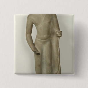 Badge Carré 5 Cm Bouddha debout