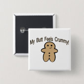 Badge Carré 5 Cm Bout moche (Devant & derrière)