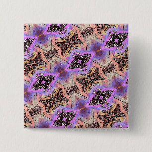 BADGE CARRÉ 5 CM BOUTEILLES ET MÈRES