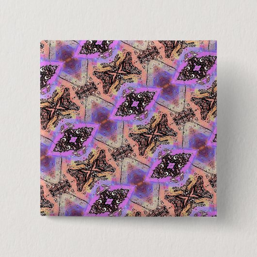 BADGE CARRÉ 5 CM BOUTEILLES ET MÈRES (Devant)