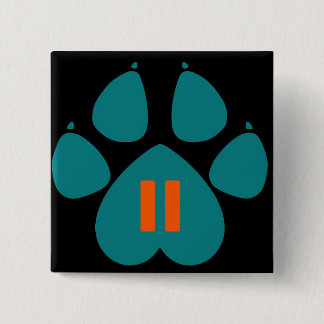 Badge Carré 5 Cm Bouton