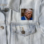 Badge Carré 5 Cm Bouton (En situation)